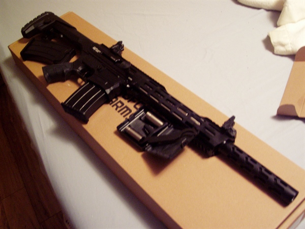 G FORCE ARMS 12 GA 3 INCH  AR-15 TYPE SEMI-AUTO SHOT GUN $ 345.00