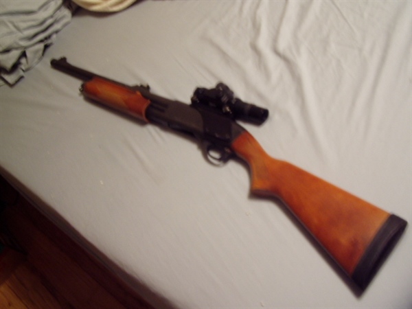 MINNESOTA DEER HUNTERS ASSOCIATION REMINGTON 870 EXPRESS MAGNUM PUMP 12 GAUGE 3 INCH CHAMBER WITH REMINGTON WITH NEW RIFLED  BORE 20 INCH BARREL