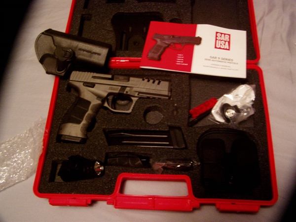 SAR 9X PLATINUM 9MM DUTY PACKAGE $ 399.00