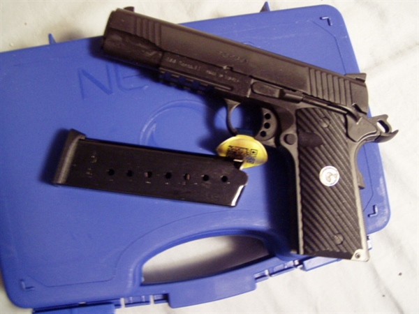 EAA GIARSAN MC 1911 S 45 ACP 5" BLUE/BLACK 45 ACP PISTOL NEW IN BOX  $ 515.00