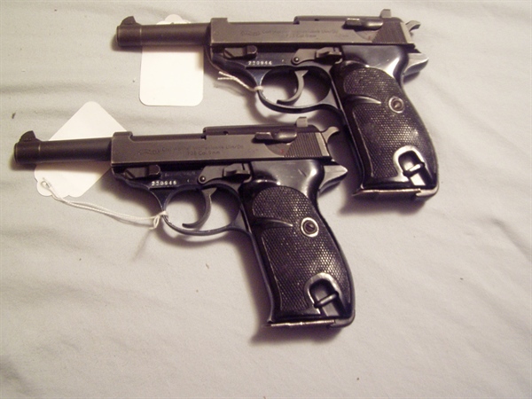 Walther P38- 9mm – Imported by Interarms – West German Police Trade in CONSECUTIVE NUMBERED PAIR OF P-38