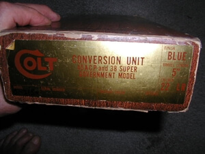 COLT 22 CONVERSION UNIT WITH  2 Mags BOX AND ALL PAPERS Government 45 and Supers - $ 649.99